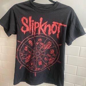 Slipknot Black and Red Graphic T-Shirt
